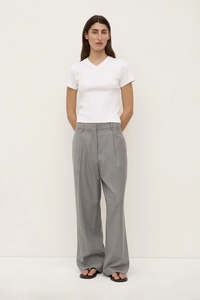 Size 6: Assembly Jaina Suit Pant Grey Marle