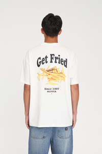 Size Xxl: Huffer Block Tee 220/Fried Out Chalk