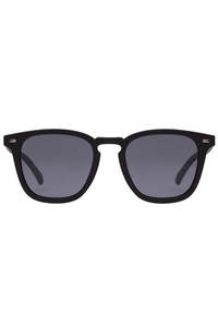 Le Specs No Biggie Black Rubber / Smoke Mono Polarized