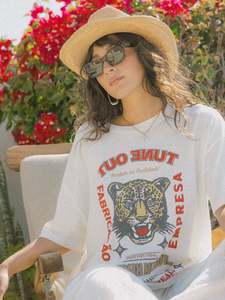 Womens Tops 1: Brixton The Getaway Oversized BF Tee