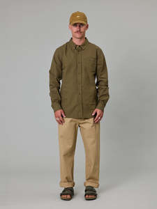 Size Xxl: Just Another Fisherman Anchorage Shirt Khaki