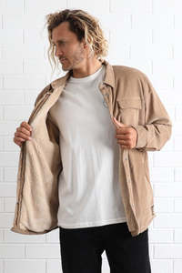 T C: T&C The Ranch Cord Jacket Earth