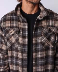 T C: T&C Canyon Sherpa Flannel Light Char