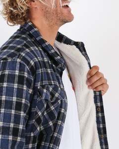 T&C Canyon Sherpa Flannel Atlantic