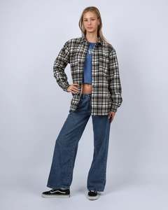 T C: T&C Canyon Sherpa Shacket Charcoal