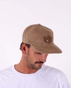 T C: T&C Thrift Cord Cap Tan