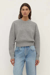 Assembly Benny Knit Grey Marle