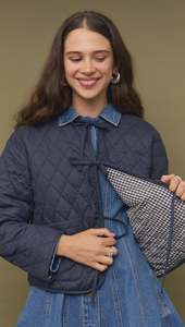 Mink Pink Joe Reversible Quilted Jacket