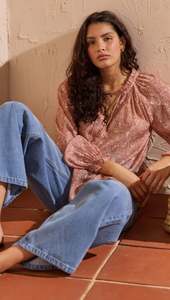 Essentials Womens: Mink Pink Yasmin Blouse