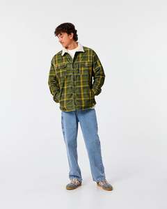 Critical Slide Ranger Check Jacket Dusky Green