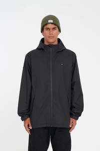 Essentials Mens: Huffer Mens Block Shell Jacket Black