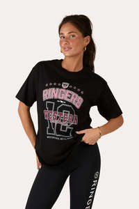 Ringers Western Division Womens Oversized Sport T-Shirt - Black