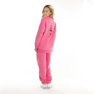 Hello Stranger Girls Mermaid Crew Flamingo