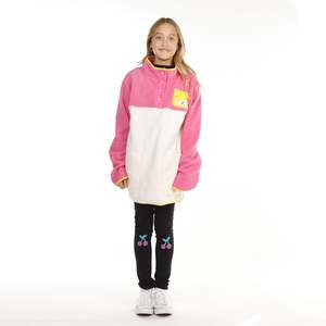 Hello Stranger Girls Adventure Fleece Pink Cream