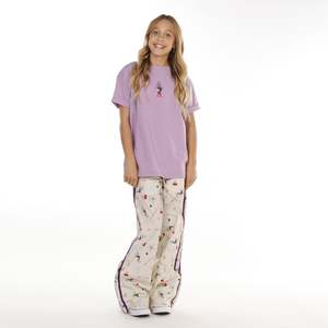 Girls Pants: Hello Stranger Girls Playful Pant Red Stripe