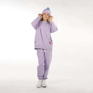 Hello Stranger Girls Sunset Track Pant Lavender