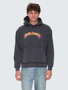 Thrills Fury Slouch Pull On Cropped Hood Temple Grey