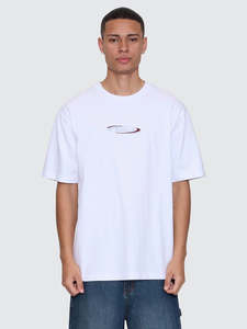 Size Xl: Thrills Spectral Oversize Fit Tee White