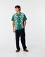 Critical Slide Peace Flower Knit Shirt Dusky Green