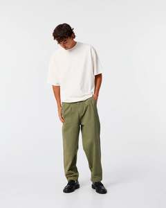 Critical Slide Harro Twill Pant Dusky Green