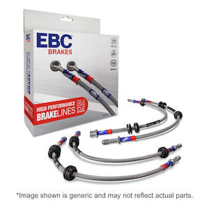 Brakes: EBC VW GOLF MK6 GTI BRAIDED BRAKE LINES - SET X 4