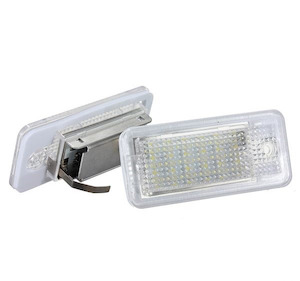 Exterior: AUDI B7 LED LICENCE PLATE LIGHTS