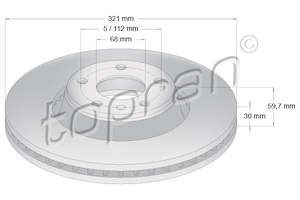 Brake Sets: FRONT BRAKE ROTOR SET | 4F0615301E
