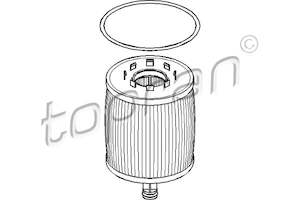 Oil Filters: OIL FILTER DIESEL VW TOUAREG V10 07Z115562