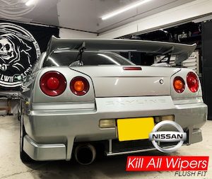 KILL ALL WIPERS | R34 SKYLINE REAR WIPER DELETE