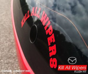 KILL ALL WIPERS | MAZDA 3 MK1 REAR WIPER DELETE
