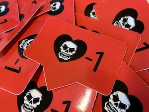 KILL ALL WIPERS | LOVE IN DEATH STICKER