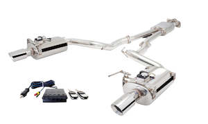Xforce: X FORCE | FORD MUSTANG TWIN 3″ CAT-BACK SYSTEM OVAL VAREX REAR MUFFLERS