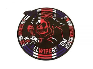 Stickers: KILL ALL WIPERS | STICKER | UK FLAG