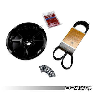 034 Motorsport: 034Motorsport 3.0 TFSI Supercharger 207mm Crank Pulley Upgrade, B8/B8.5 Audi S4/S5/Q5/SQ5 & C7 Audi A6/A7