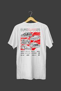 Harrys Euro: HARRYS EURO | EURO CLASS 2025 T SHIRT - WHITE