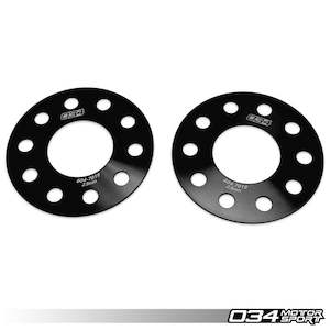 C Wheel Spacers: Wheel Spacer Pair, 2.5mm, Audi & BMW 5x112 with 66.6mm Center Bore