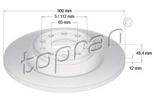 C Brake Discs: BRAKE ROTOR SET | REAR | 3Q0615601A