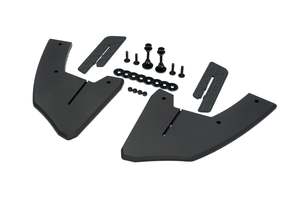 MK7.5 Golf GTI & R Rear Spats (Pair)(Clearance-old design-no finish selection)-Flow Designs