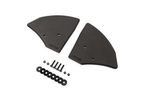 Clearance: MK5 Golf R32 Rear Spats (Pair)(Clearance-old design-no finish selection)-Flow Designs