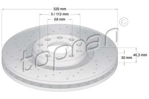 C Brake Discs: FRONT BRAKE ROTOR SET | AUDI | 8E0615301AE