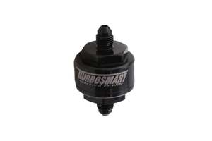 C Engine Style: Turbosmart Billet Turbo Oil Feed Filter 44um -4AN - Black