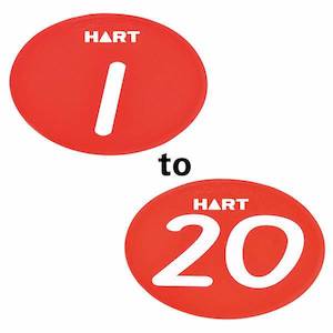 General Fitness: HART Numbered Disc Set of 20