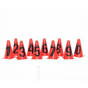 Junior Fitness: HART Marking Cones Number Set from 1 to 10
