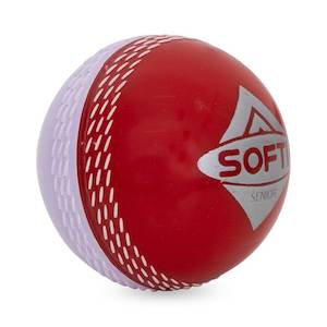 Cricket Balls: HART Softi Cricket Balls - Red & White
