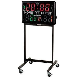Basketball Training Accessories: HART Portable Electronic LED Scoreboard with Stand