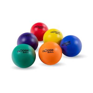 Ball Games: HART Rainbow Dodgeball Set Small