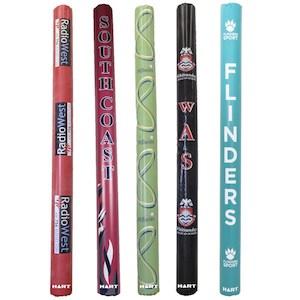 Netball Posts Pads Accessories: HART International Netball Post Pads - Custom Printed (pair)