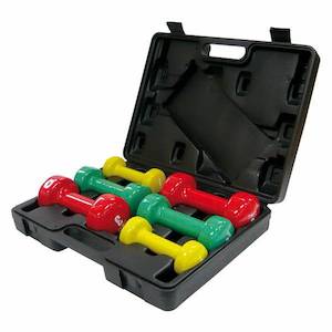 Dumbbells: HART 12kg Vinyl Dumbbell Set