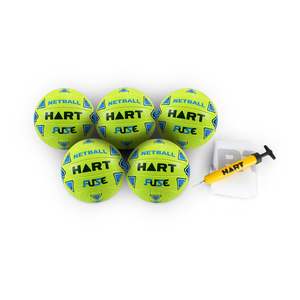 Netball: HART Fuse Netball Pack Fluro Yellow/Blue