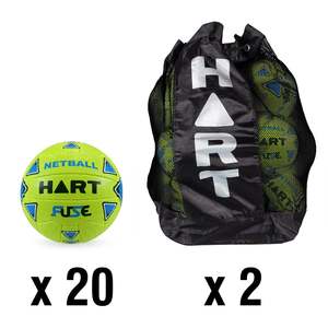HART Fuse Netball Bundle Fluro Yellow/Blue